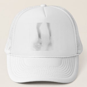 Ice skating trucker hat
