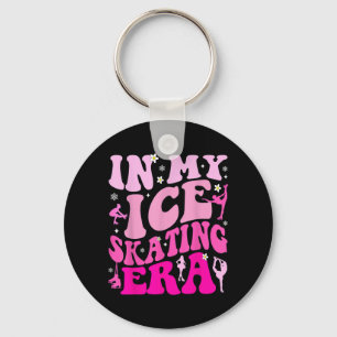 Ice Skating Vibes Skater Coach Figure Hockey Skate Key Ring