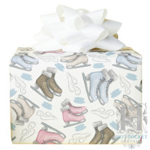 Ice Skating Wrapping Paper