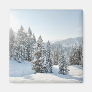 Ice & Snow   Allgäu Bavaria Southern Germany Magnet
