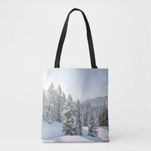 Ice & Snow Allgäu Bavaria Southern Germany Tote Bag