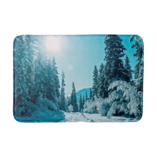 Ice & Snow   Altai Nature Reserve, Russia Bath Mat