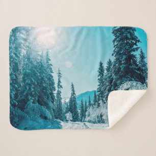 Ice & Snow Altai Nature Reserve, Russia Sherpa Blanket