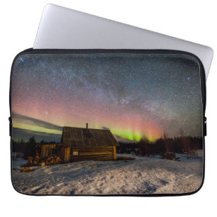 Ice & Snow   Aurora Polaris Murmansk, Iceland Laptop Sleeve