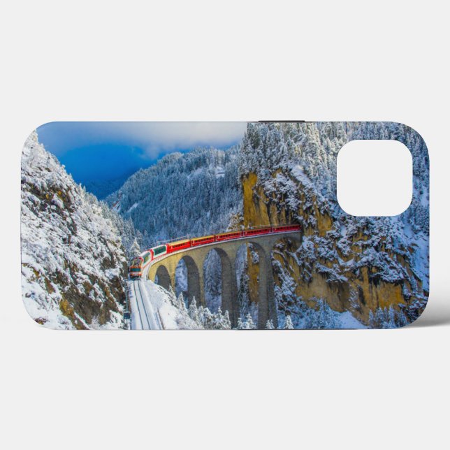 Ice & Snow | Bernina Express, Switzerland Case-Mate iPhone Case (Back (Horizontal))