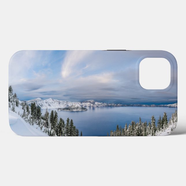 Ice & Snow | Crater Lake Oregon Case-Mate iPhone Case (Back (Horizontal))