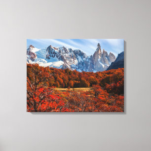 Ice & Snow   El Chalten, Argentina Patagonia Canvas Print