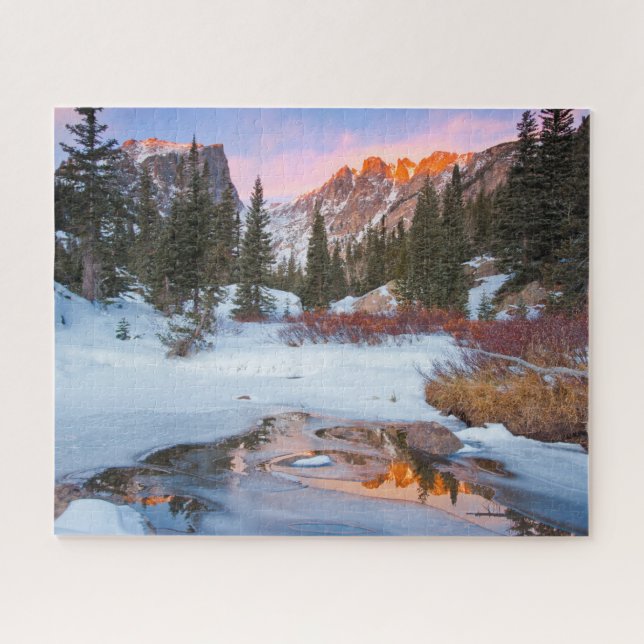 Ice & Snow | Estes Park, Colorado Jigsaw Puzzle (Horizontal)