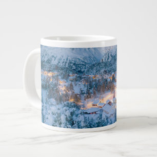 Ice & Snow Graubunden, Engadin, Switzerland Large Coffee Mug