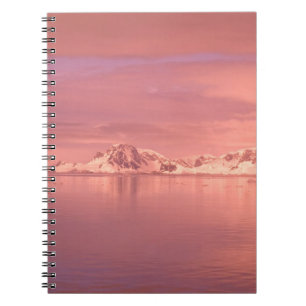 Ice, Snow, Icebergs in the channels along the Spiral Notebook