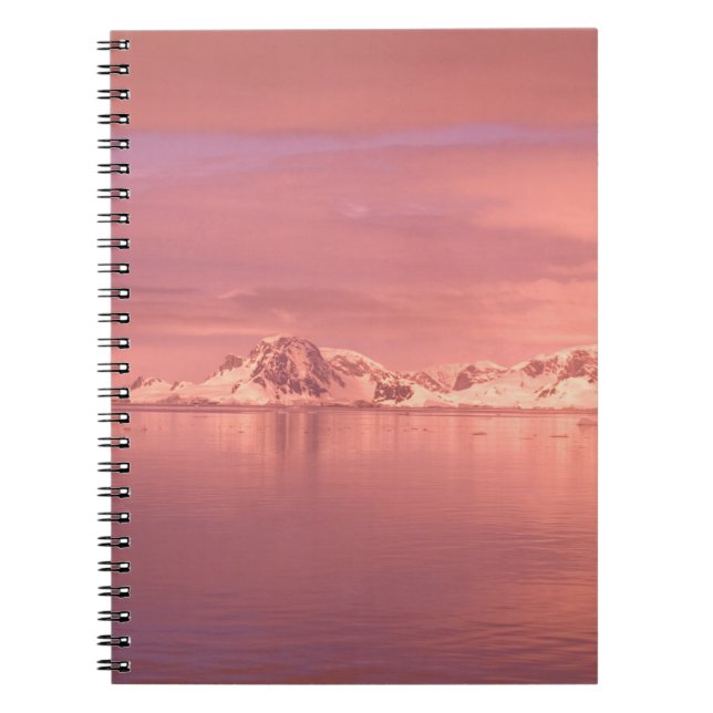 Ice, Snow, Icebergs in the channels along the Spiral Notebook (Front)