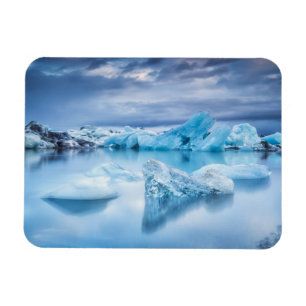 Ice & Snow Jokulsarlon Lagoon, Iceland Magnet