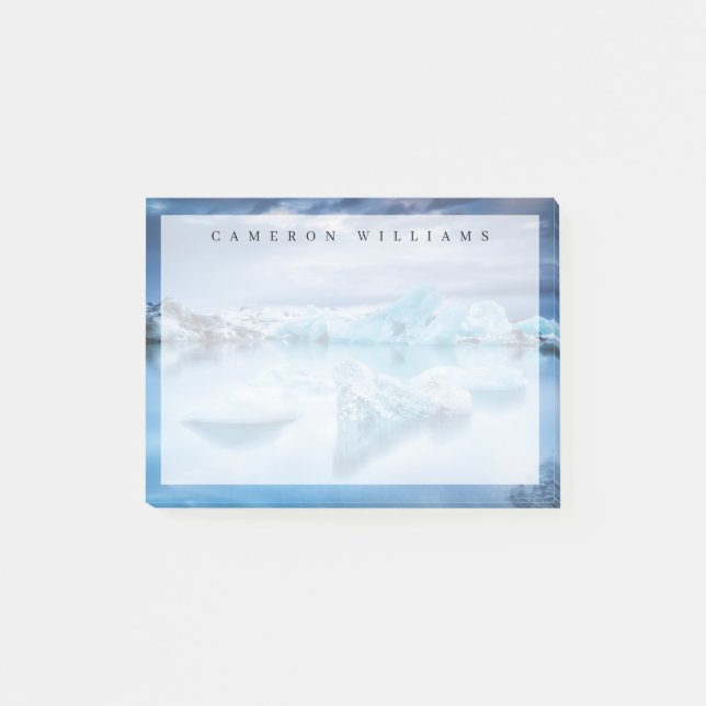 Ice & Snow | Jokulsarlon Lagoon, Iceland Post-it Notes (Front)