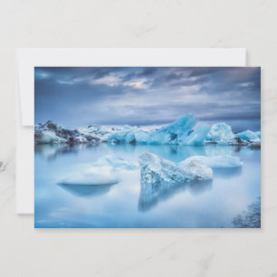 Ice & Snow   Jokulsarlon Lagoon, Iceland Thank You Card