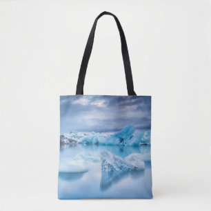 Ice & Snow   Jokulsarlon Lagoon, Iceland Tote Bag