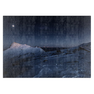 Ice & Snow Kiso-Komagatake Plateau, Japan Alps Cutting Board
