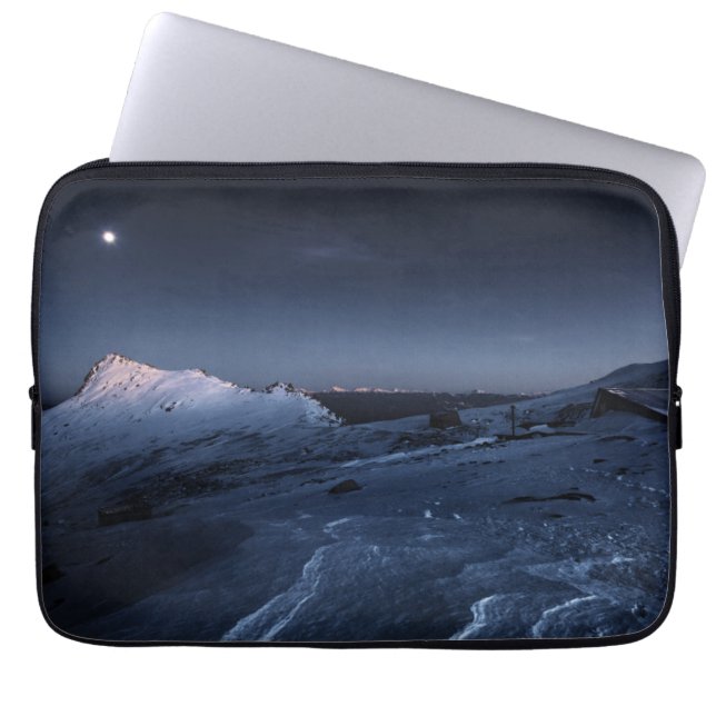 Ice & Snow | Kiso-Komagatake Plateau, Japan Alps Laptop Sleeve (Front)