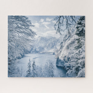 Ice & Snow Königssee Lake, Germany Jigsaw Puzzle