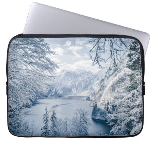 Ice & Snow Königssee Lake, Germany Laptop Sleeve