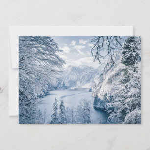 Ice & Snow Königssee Lake, Germany Thank You Card