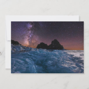 Ice & Snow Lake Baikal, Siberia, Russia Thank You Card