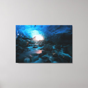 Ice & Snow Mendenhall Glacier, Juneau, Alaska Canvas Print