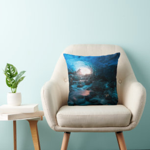 Ice & Snow   Mendenhall Glacier, Juneau, Alaska Cushion