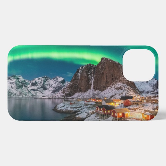 Ice & Snow | Northern Lights, Norway iPhone Case (Back Horizontal)