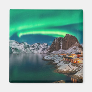 Ice & Snow   Northern Lights, Norway Magnet