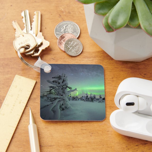 Ice & Snow | Pallas-Yllastunturi National Park Key Ring (Desk)