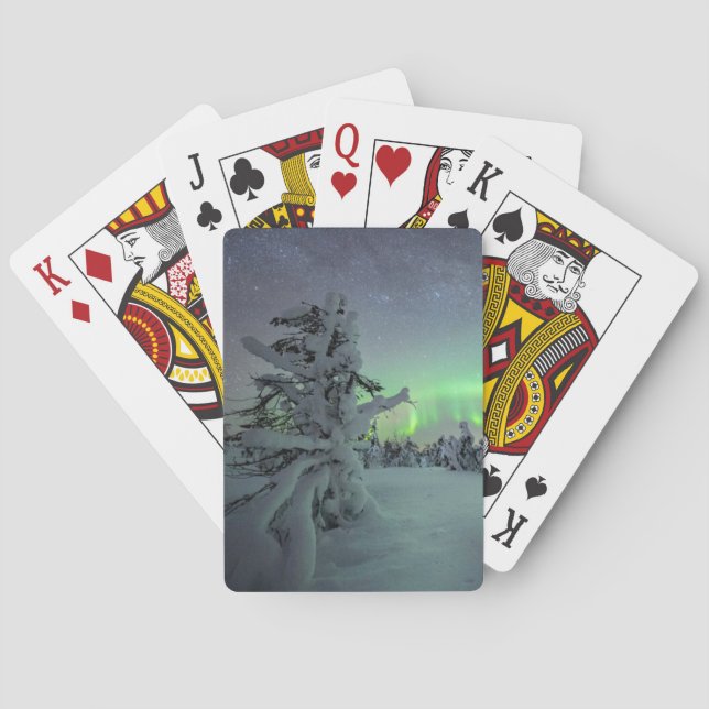 Ice & Snow | Pallas-Yllastunturi National Park Playing Cards (Back)
