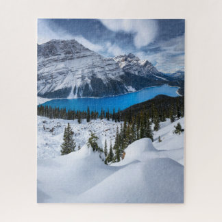 Ice & Snow | Peyto Lake, Canadian Rockies Jigsaw Puzzle