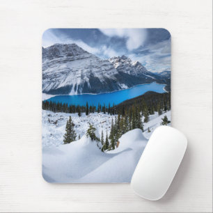 Ice & Snow Peyto Lake, Canadian Rockies Mouse Pad