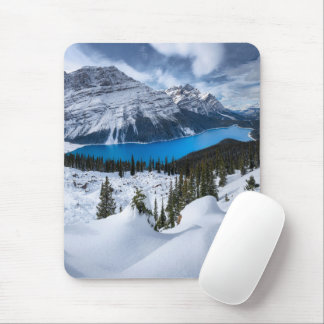 Ice & Snow | Peyto Lake, Canadian Rockies Mouse Pad