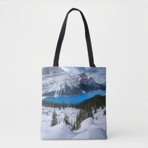 Ice & Snow   Peyto Lake, Canadian Rockies Tote Bag