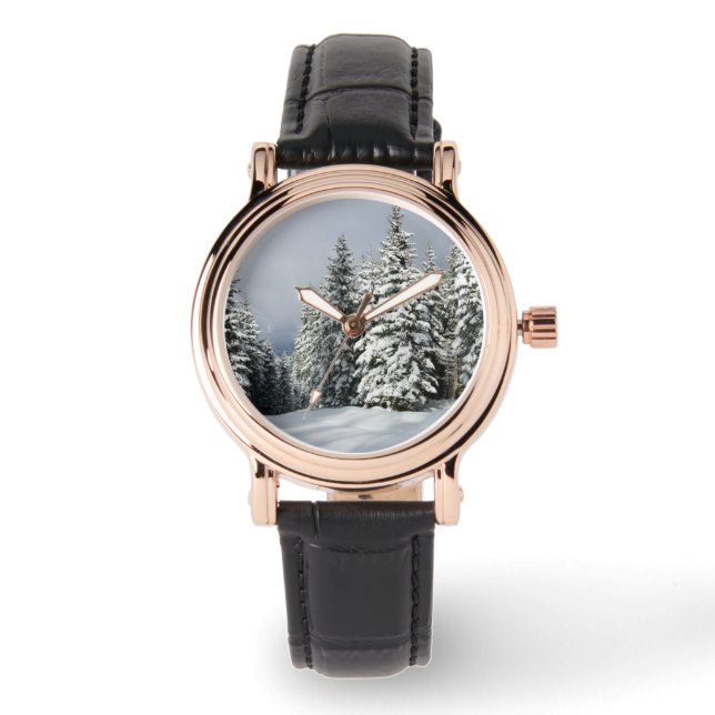 Ice & Snow | Pine Woodland, Austria Watch (Front)