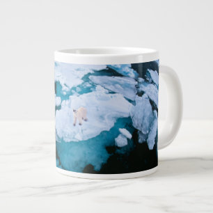 Ice & Snow Polar Bear, Arctic Ocean, Svalbard Large Coffee Mug