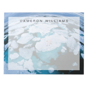 Ice & Snow   Polar Bear, Arctic Ocean, Svalbard Notepad