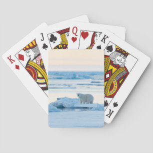Ice & Snow Polar Bear Iceberg Norway Playing Cards