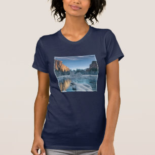 Ice & Snow   Rime Ice in Yosemite Valley T-Shirt