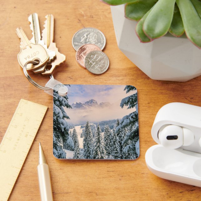 Ice & Snow | Rosengarten, Germany Key Ring (Desk)