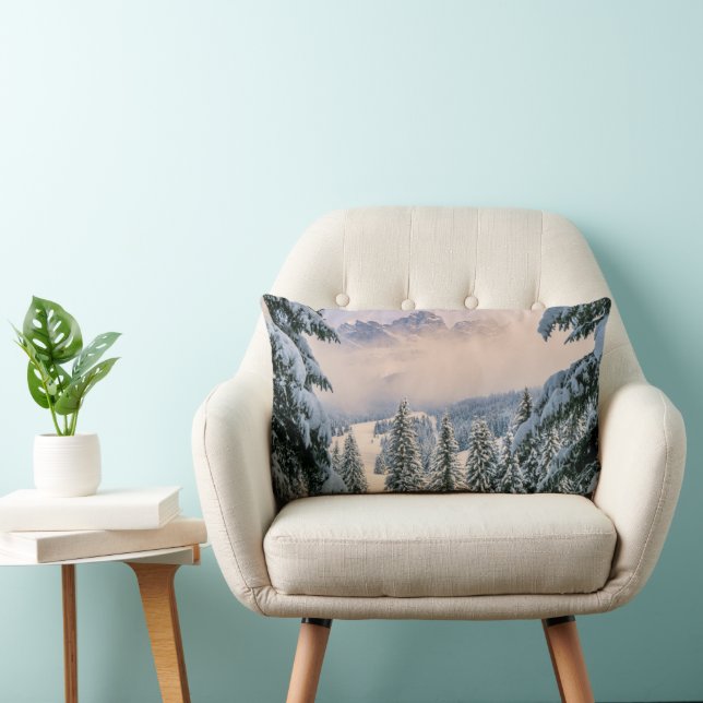 Ice & Snow | Rosengarten, Germany Lumbar Cushion (Chair)