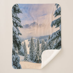 Ice & Snow Rosengarten, Germany Sherpa Blanket