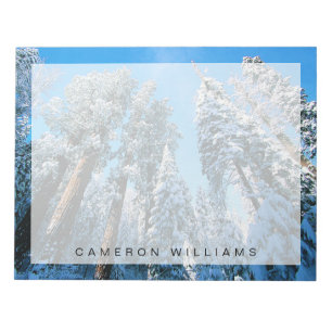 Ice & Snow Sequoia National Park, California Notepad