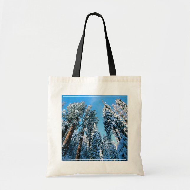 Ice & Snow | Sequoia National Park, California Tote Bag (Front)