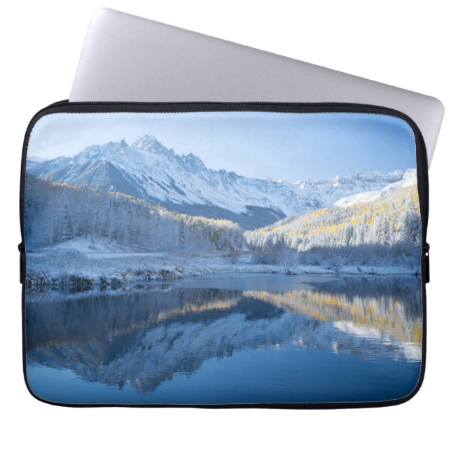 Ice & Snow | Silverton, Colorado Laptop Sleeve (Front)
