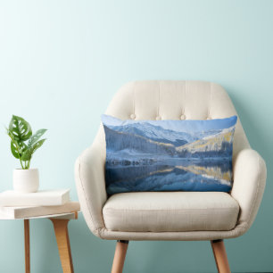 Ice & Snow   Silverton, Colorado Lumbar Cushion