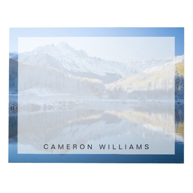 Ice & Snow | Silverton, Colorado Notepad (Front)