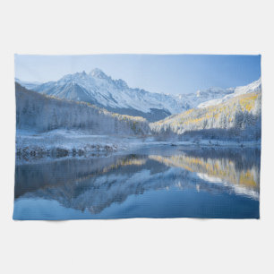 Ice & Snow   Silverton, Colorado Tea Towel