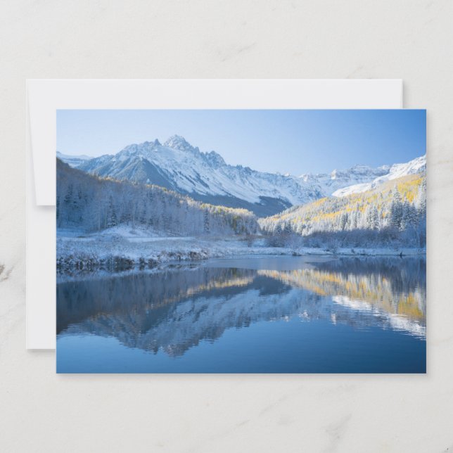 Ice & Snow | Silverton, Colorado Thank You Card (Front)